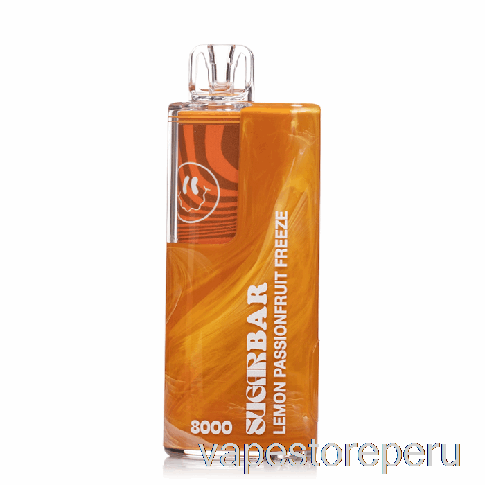 Vape Recargable Sugar Bar Sb8000 Desechable Limón Maracuyá Congelado